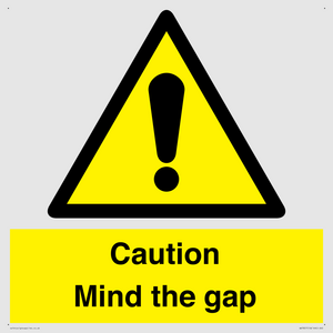 Caution Mind the gap